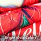 G128 - Christmas Garden Flag, Christmas and Winter Themed Decorations - Welcome Quote with Red Poinsettia Flower, Rustic Holiday Seasonal Outdoor Flag 12x18 Inch
